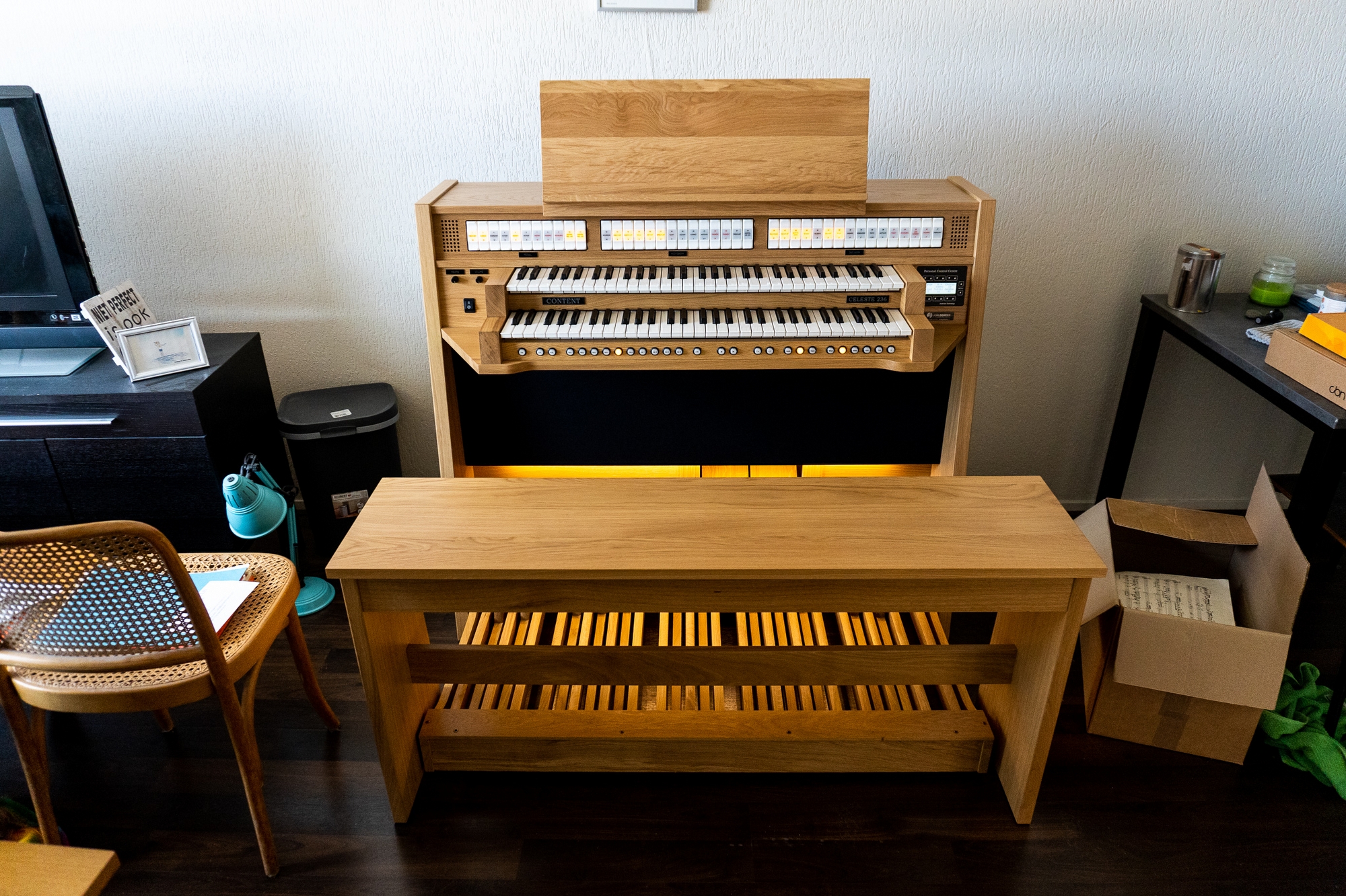 Content Celeste 236 instalado en un salón