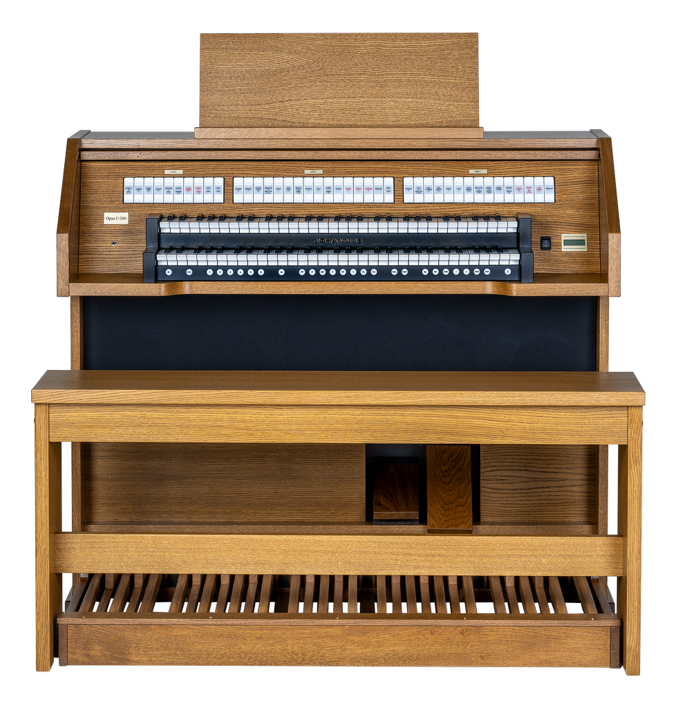Johannus Opus Choir 260: órgano de capilla con tapa enrollable