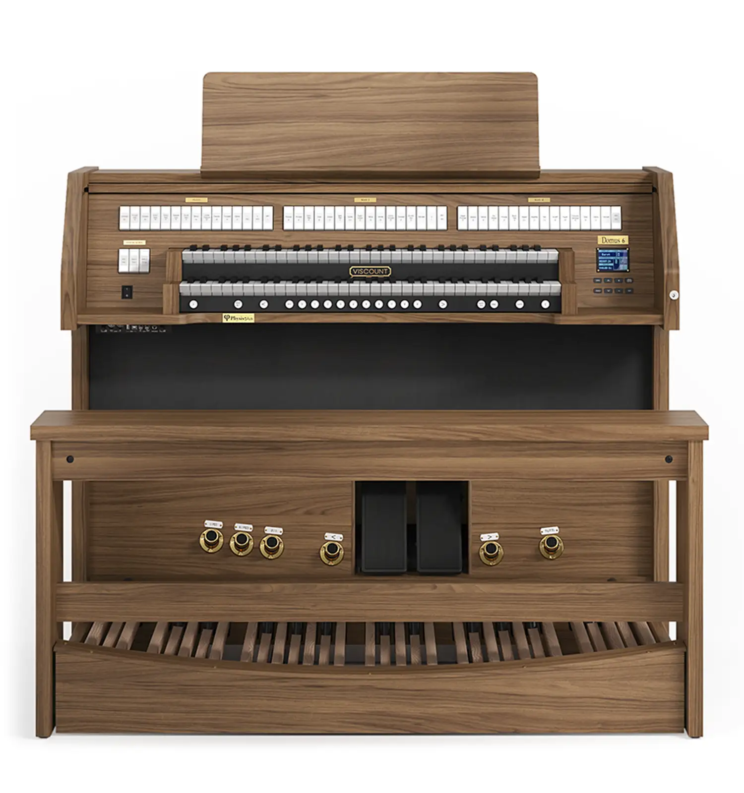 Viscount Domus 6 Physis Plus: modelado físico italiano con pedalero de 32 notas