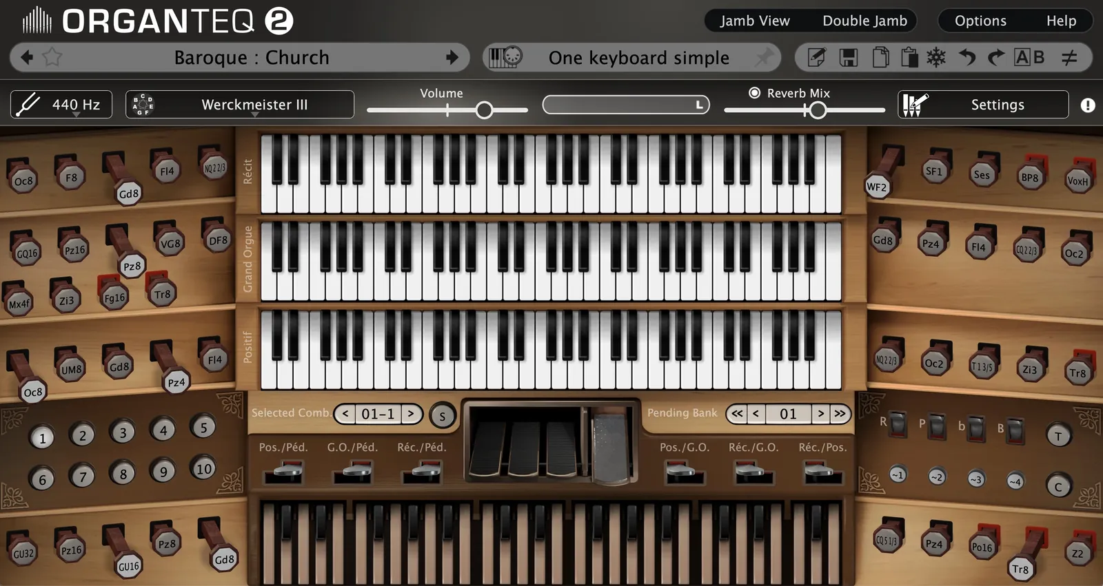Organteq 2 (Modartt): consola virtual del órgano de tubos por modelado físico